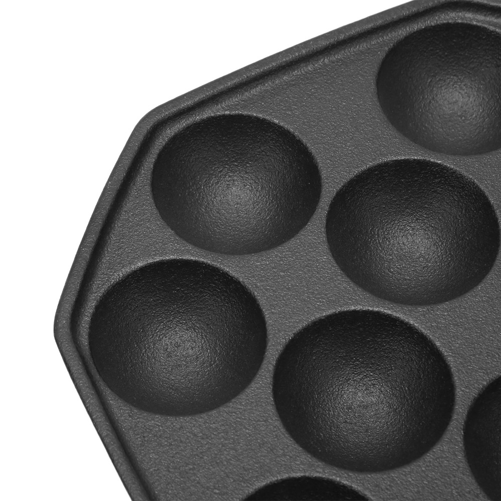 Takoyaki Pan Cast - Чугунная сковорода для яичных оладий с