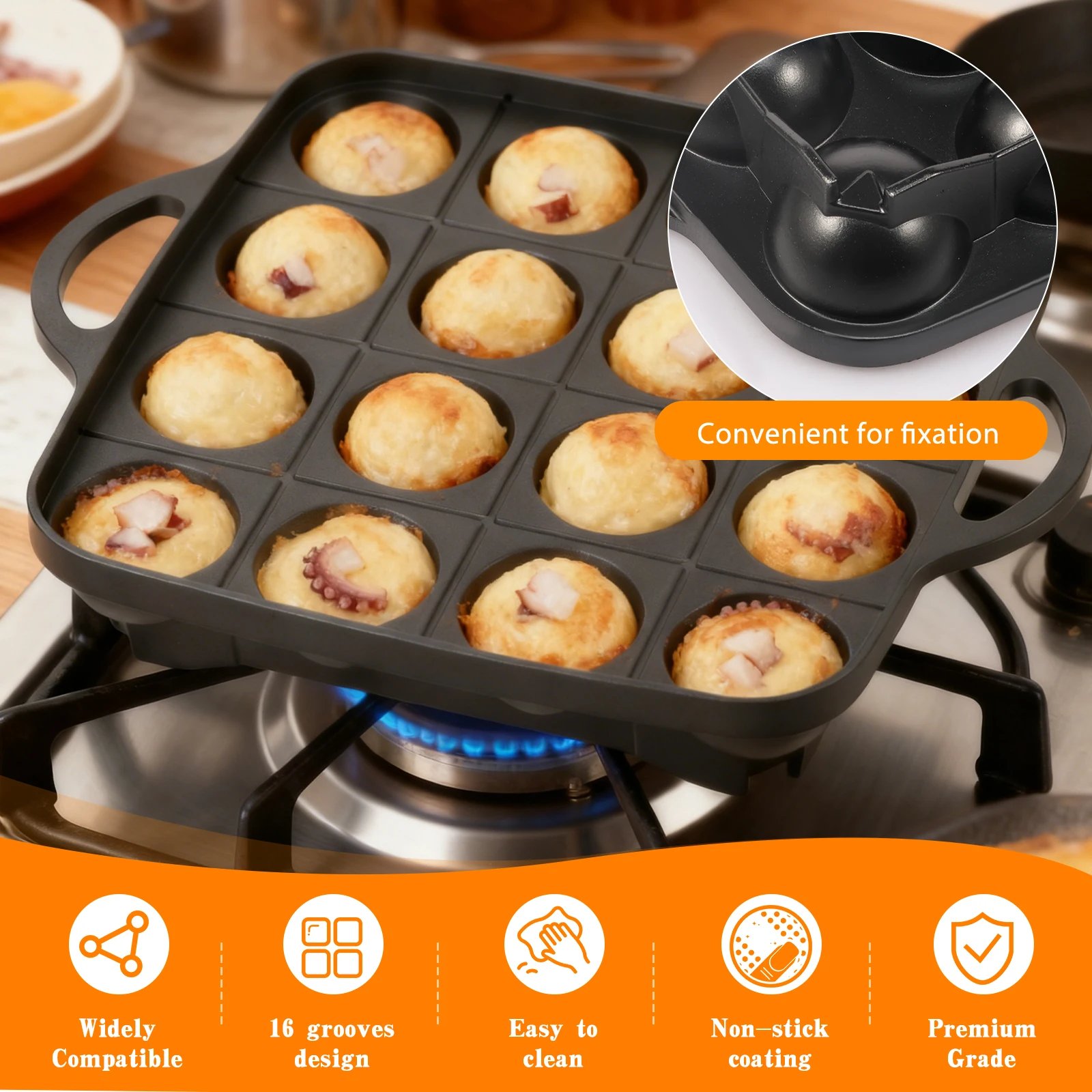 Сковорода для такояки на 16 от – обзор и цена Takoyaki Pan Cast