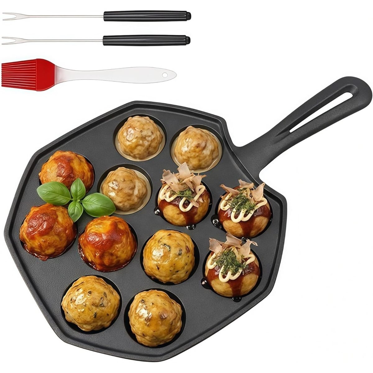 Чугунная сковорода для такояки – обзор и цена Takoyaki Pan Cast