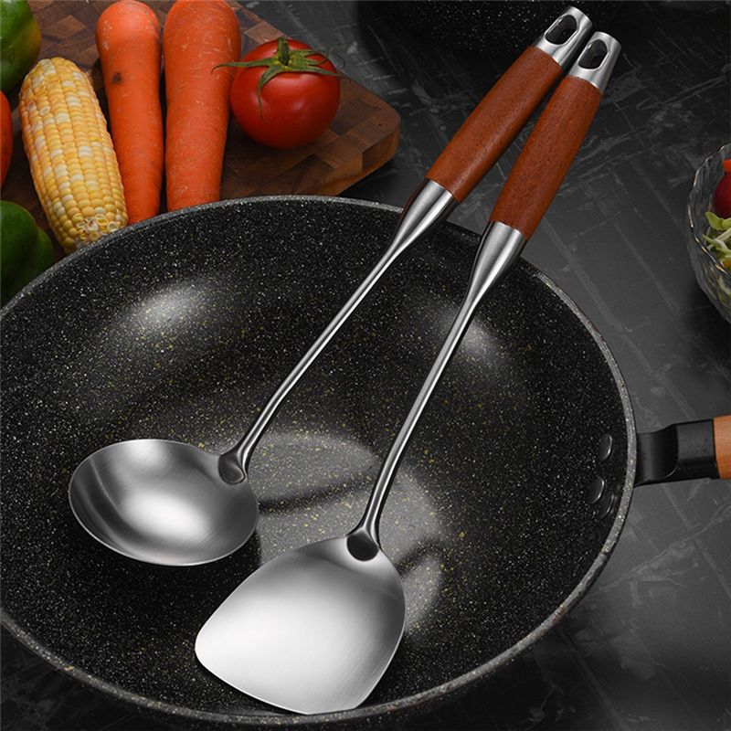 Лопатка из нержавеющей стали M – обзор и цена Wok Carbon Steel