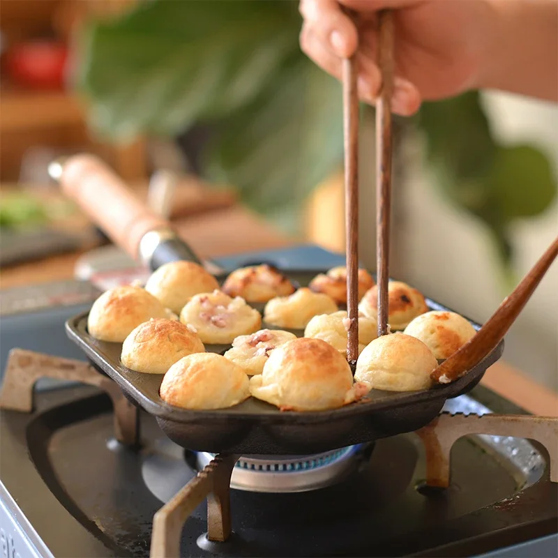 Сковорода для такояки с полост – обзор и цена Takoyaki Pan Cast