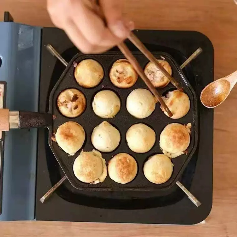 Чугунная сковорода для яиц с а – обзор и цена Takoyaki Pan Cast