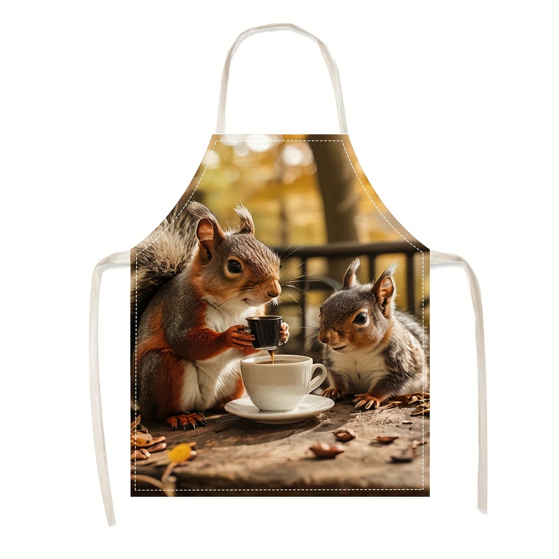 Льняной фартук с принтом «Волн – обзор и цена Home Cooking Ideas
