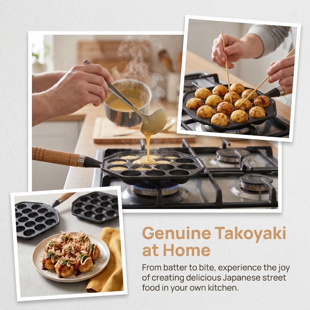 Чугунная форма для такояки с а – обзор и цена Takoyaki Pan Cast